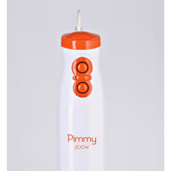 Ariete 00C088100AR0 blender Mélangeur par immersion 200 W Orange, Acier inoxydable, Blanc
