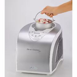 Ariete 00C069300AR0 sorbetière Compresseur pour sorbetière 135 W Argent, Blanc