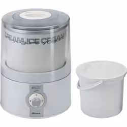 Ariete 635, Machine à crème glacée, 1,2 L, 1 bols, 1,2 kg, 1,2 L, Blanc