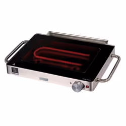 Ariete 798, Noir, Acier inoxydable, Acier inoxydable, Rectangulaire, Vitrocéramique, 800 W, 230 V