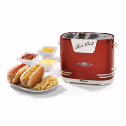Ariete 186 Appareil à hot dog Rouge, Blanc