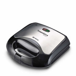 Ariete 1980/00 gaufrier et appareil à croque-monsieur 750 W Noir, Gris
