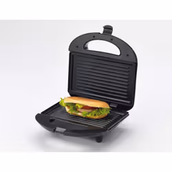 Ariete 1980/00 gaufrier et appareil à croque-monsieur 750 W Noir, Gris