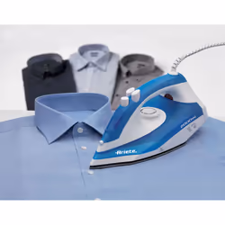 Ariete 00S623400AR0 fer à repasser Fer à repasser à sec ou à vapeur Teflon soleplate 2000 W Bleu, Blanc