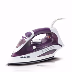 Ariete 6235/00, Fer à repasser à sec ou à vapeur, Semelle en céramique, 2 m, 140 g/min, Violet, Blanc, 28 g/min