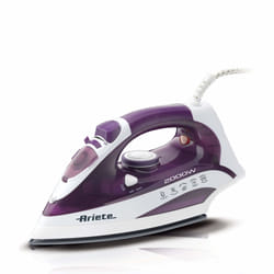 Ariete 6235/00 Fer à repasser à sec ou à vapeur Semelle en céramique 2000 W Violet, Blanc