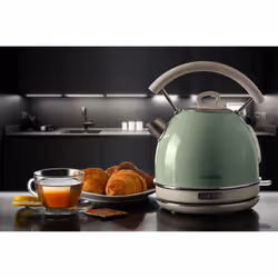 Ariete 00C287704AR0 bouilloire 1,7 L 2000 W Vert, Argent