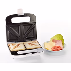 Puissance : 750 W brand the sandwich en 2 parties Plaques antiadhésives verrouillables Position verticale pour le stockage Fo ...