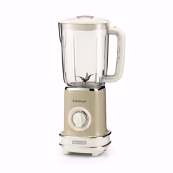 Ariete 0568/13, Mélangeur de table, 1,5 L, Fonction d'impulsion, Pileur de glace, 500 W, Beige