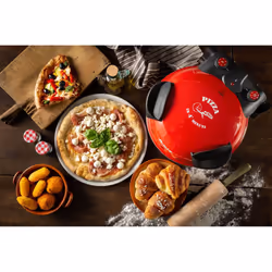 Ariete 00C090910AR0 Machine et four à pizzas 1 pizza(s) 1200 W Noir, Rouge