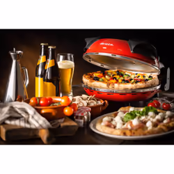 Ariete 00C090910AR0 Machine et four à pizzas 1 pizza(s) 1200 W Noir, Rouge - Vue supplémentaire 4