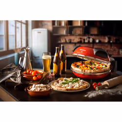Ariete 00C090910AR0 Machine et four à pizzas 1 pizza(s) 1200 W Noir, Rouge - Vue supplémentaire 7