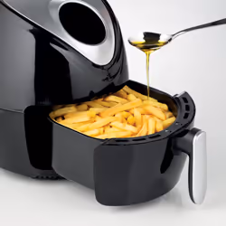 Ariete 00C461600AR0 friteuse Unique 2,6 L Autonome 1300 W Friteuse d’air chaud Noir, Argent