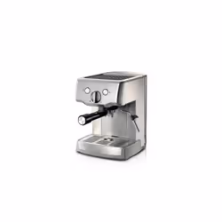 Ariete 1324/10, Machine à expresso, 1,5 L, Dosette de café, Café moulu, 1000 W, Noir, Acier inoxydable