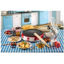 Ariete 0202 appareil à crêpes 1 crèpe(s) 1000 W Noir, Rouge, Blanc