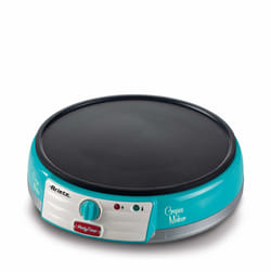 Ariete 00C020201AR0 appareil à crêpes 1 crèpe(s) 1000 W Bleu, Argent, Blanc