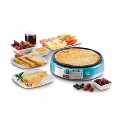 Ariete 00C020201AR0 appareil à crêpes 1 crèpe(s) 1000 W Bleu, Argent, Blanc