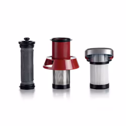 Ariete 00P275700AR0 aspirateur balai et balai électrique Batterie Sec Tissu, HEPA Sans sac 1 L Rouge - Vue supplémentaire 7