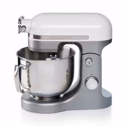 Ariete 1589/01, Robot mixer, Acier inoxydable, Blanc, Batteur, Pétrisseur, Mélange, 5,5 L, Rotatif, Aluminium