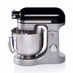 Ariete 00C158902AR0, Robot mixer, Noir, Acier inoxydable, Batteur, Pétrisseur, Mélange, 5,5 L, Rotatif, Aluminium