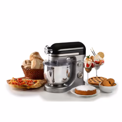 Ariete 00C158902AR0 mixeur Robot mixer 1600 W Noir, Acier inoxydable