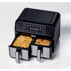 Ariete 4624/00 Double 8 L 1700 W Friteuse sans huile Noir, Argent