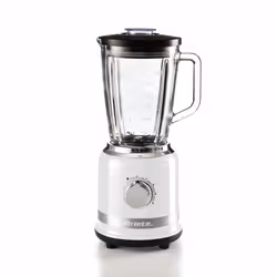 Ariete 00C058501AR0, Mélangeur de table, 1,5 L, Fonction d'impulsion, Pileur de glace, 1000 W, Acier inoxydable, Blanc