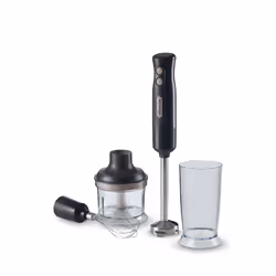 Ariete 00C060110AR0, Mélangeur par immersion, 0,6 L, Fonction d'impulsion, 700 W, Gris
