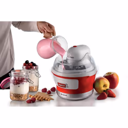 Ariete 00C064300AR0 sorbetière Sorbetière traditionnelle 1,5 L 12 W Rouge, Blanc