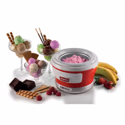 Ariete 00C064300AR0 sorbetière Sorbetière traditionnelle 1,5 L 12 W Rouge, Blanc