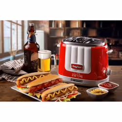 Ariete 00C020600AR0 appareil à hotdog Gril pour hot dog 650 W Rouge