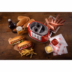 Ariete 00C020600AR0 appareil à hotdog Gril pour hot dog 650 W Rouge - Vue supplémentaire 4