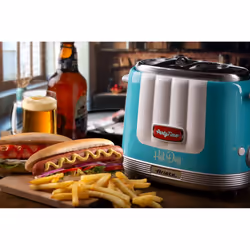 Ariete 00C020601AR0 appareil à hotdog Gril pour hot dog 650 W Bleu clair