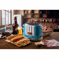 Ariete 00C020601AR0 appareil à hotdog Gril pour hot dog 650 W Bleu clair - Vue supplémentaire 4