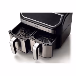 Ariete 4625/00 Double 9 L Autonome 2100 W Friteuse d’air chaud Noir, Argent