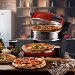 Ariete 00C092700AR0 Machine et four à pizzas 2 pizza(s) 2300 W Rouge - Vue supplémentaire 4