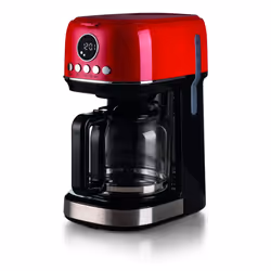 Ariete 00M139600AR0, Machine à café filtre, 1,5 L, Café moulu, 900 W, Rouge