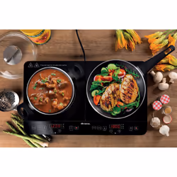 Ariete 1998/00 Noir Comptoir 58 cm Plaque avec zone à induction 2 zone(s) - Vue supplémentaire 3