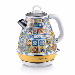 Ariete 2869/0P, 1,7 L, 2000 W, Multicolore, Jaune, Métal, Indicateur de niveau d'eau, Sans fil