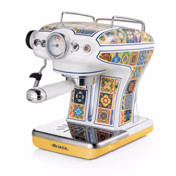 Ariete 1389/1P, Machine à expresso, 0,9 L, Dosette de café, Café moulu, 850 W, Multicolore, Jaune
