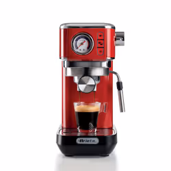 Ariete 1381/33, Machine à expresso, 1,1 L, Dosette de café, Café moulu, 1300 W, Rouge