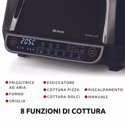 Ariete 4635/00 Friteuse à air chaud 8L 1700W Noir - Vue supplémentaire 4