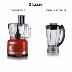 Ariete 1782/00 robot de cuisine 1000 W 3 L Rouge