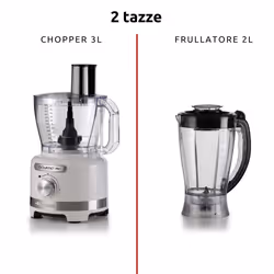 Ariete 1782/01 robot de cuisine 1000 W 3 L Blanc - Vue supplémentaire 4