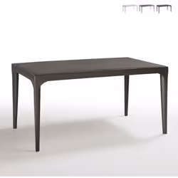Bica Oslo, Graphite, Polypropylène (PP), Forme rectangulaire, 4 pieds, 1500 mm, 900 mm