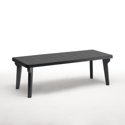 Bica Bergen table de jardin Graphite Forme rectangulaire