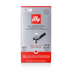 Illy 7998, Dosette de café, Espresso, Café moyennement torréfié, 18 tasses, Multicolore, 131 g
