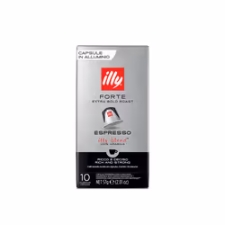 Illy Forte, Capsule de café, Espresso, Nespresso, 1 tasses, Noir, Argent, Illy