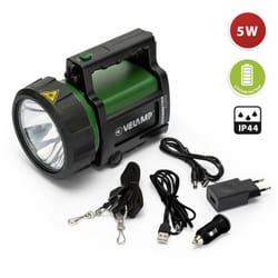 Projecteur LED rechargeable DOOMSTER POWER 5W 350lm IP44 - VELAMP - IR666