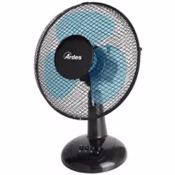 Ardes EA30, Noir, Table, Métal, Plastique, 30 cm, 45 W, 47 mm
